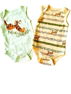 DISNEY ONESIE ROMPER SET 0-3 MONTHS COTTON BLEND
